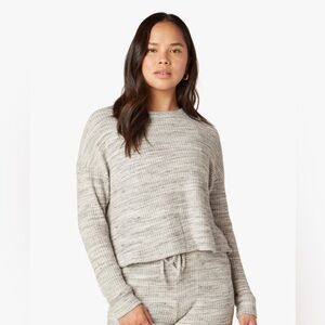 NWT Beyond Yoga Waffle Knit Pullover